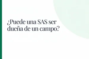 ¿Puede una SAS ser dueña de un campo? Tierra rural y acciones nominativas